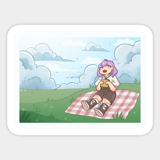 Picnic Nao Sticker